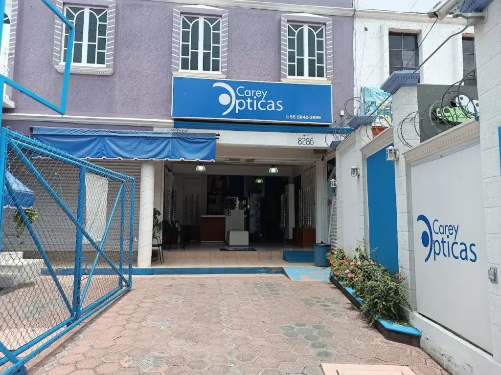 Fachada de Ópticas Carey Tláhuac en Calz. Tláhuac–Tulyehualco 8286, Los Reyes, Tláhuac